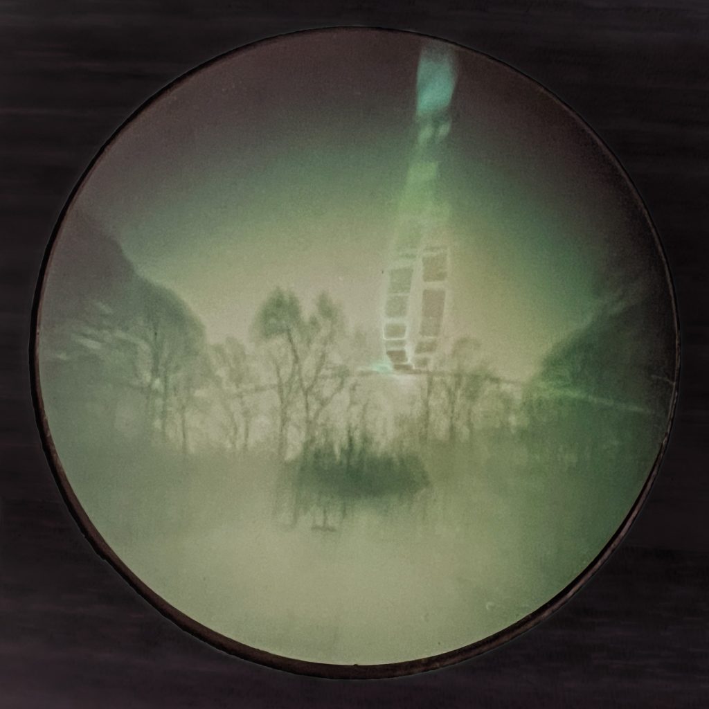 Puck sun's analemma from my window